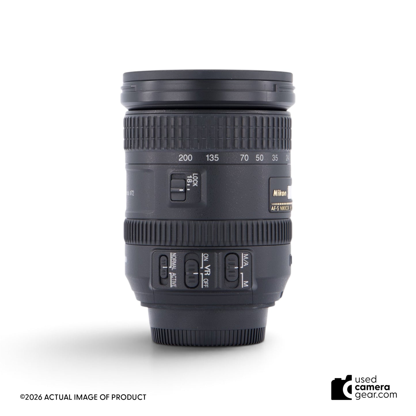 Nikon 18-200mm f/3.5-5.6G ED AF-S DX VR II Lens (#671) *USED*