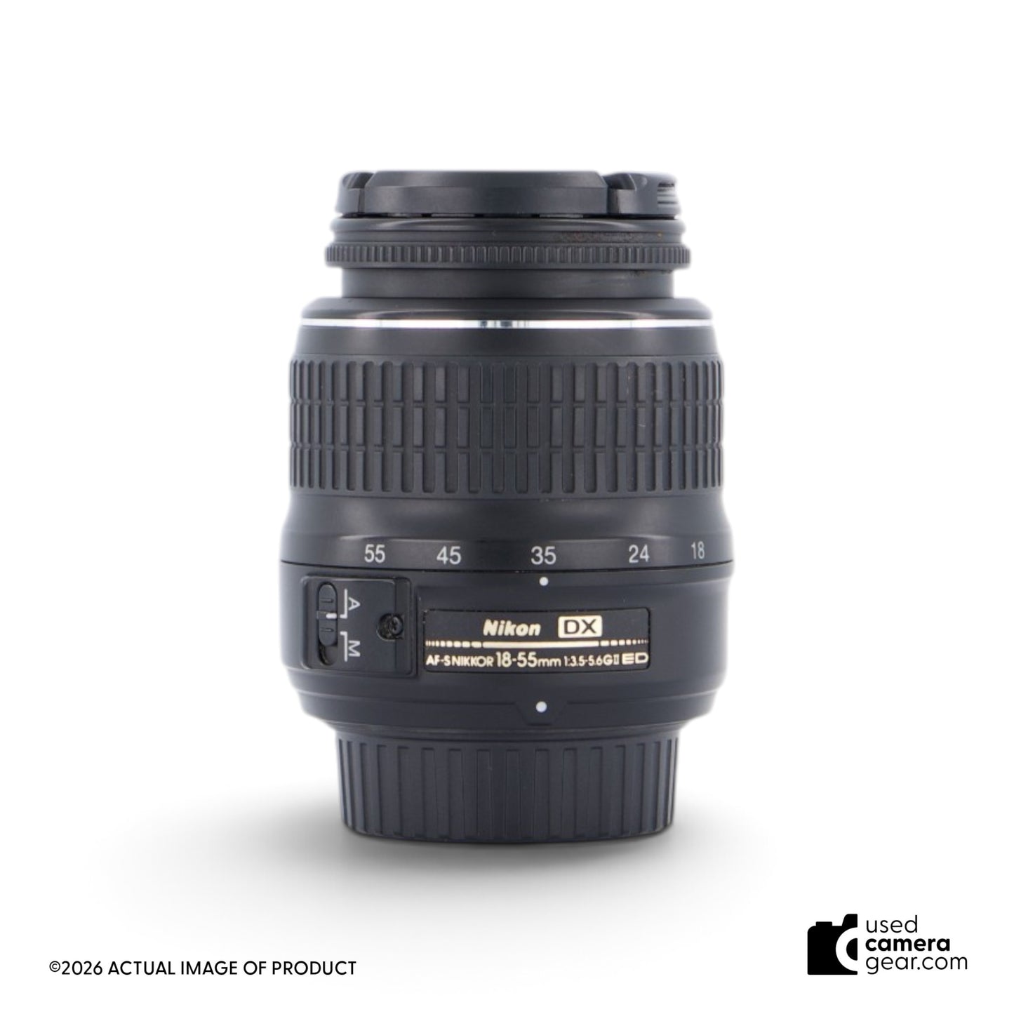 Nikon AF-S 18-55mm f/3.5-5.6 DX II Nikkor Lens (#836) *USED*