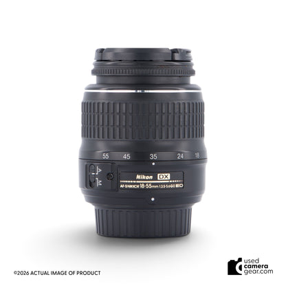 Nikon AF-S 18-55mm f/3.5-5.6 DX II Nikkor Lens (#836) *USED*