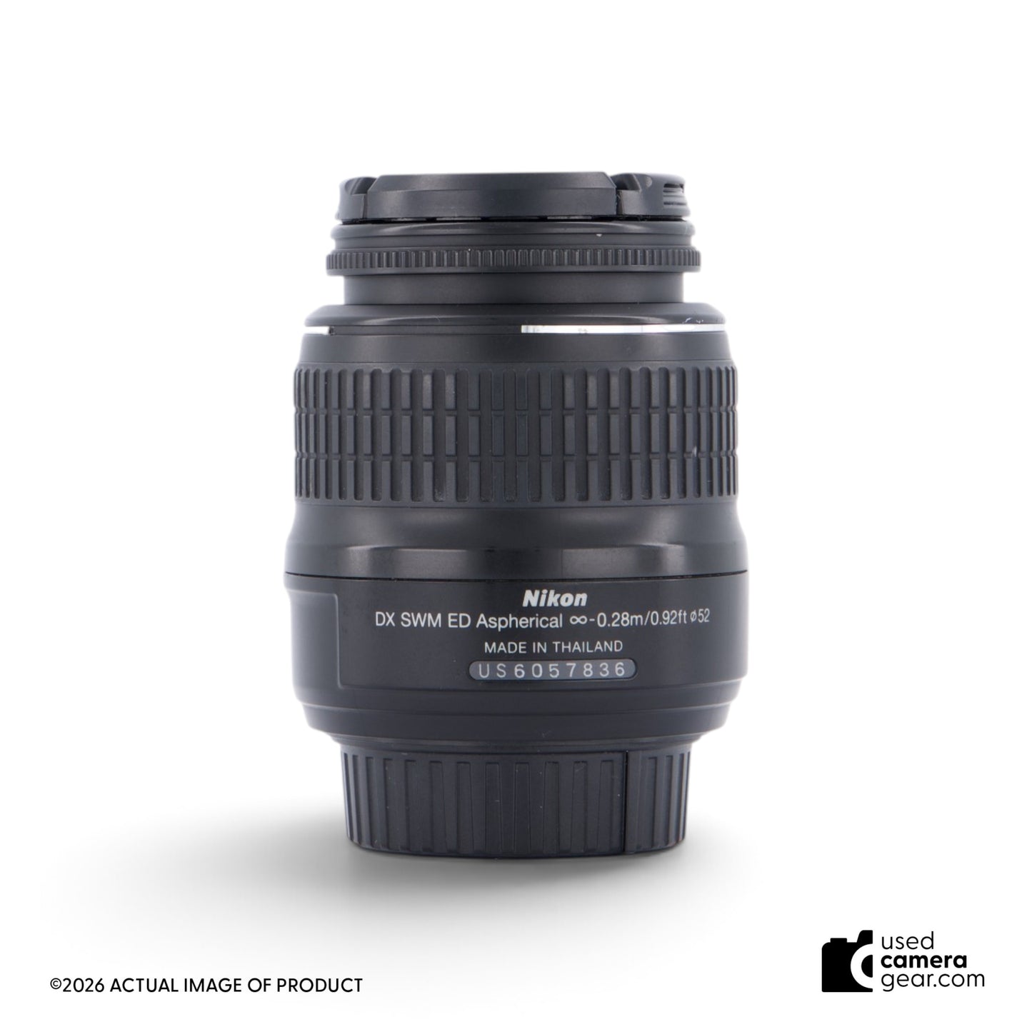 Nikon AF-S 18-55mm f/3.5-5.6 DX II Nikkor Lens (#836) *USED*