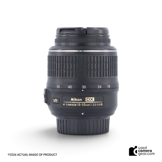 Nikon AF-S DX 18-55mm f/3.5-5.6 G VR Lens (#532) *USED*