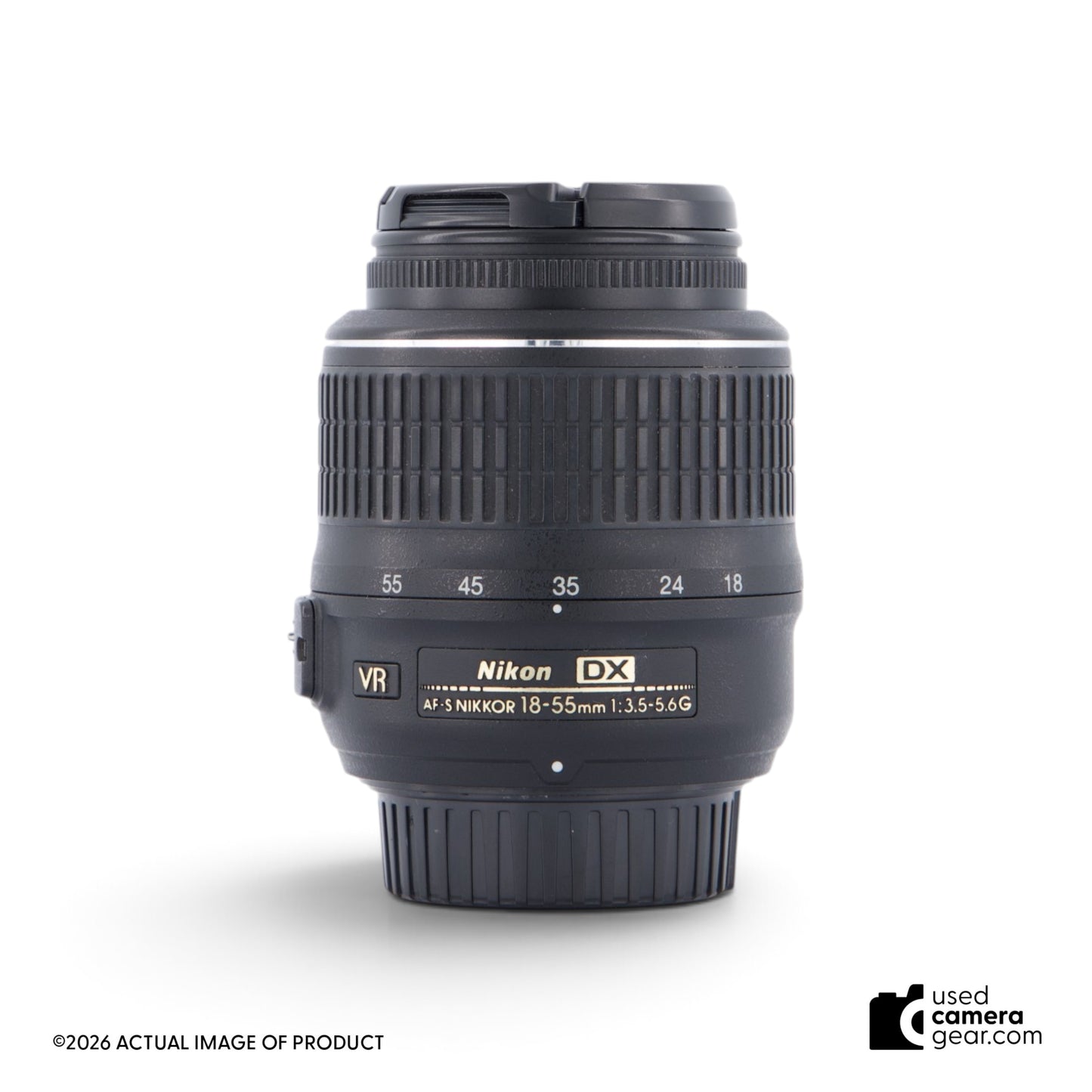Nikon AF-S DX 18-55mm f/3.5-5.6 G VR Lens (#532) *USED*