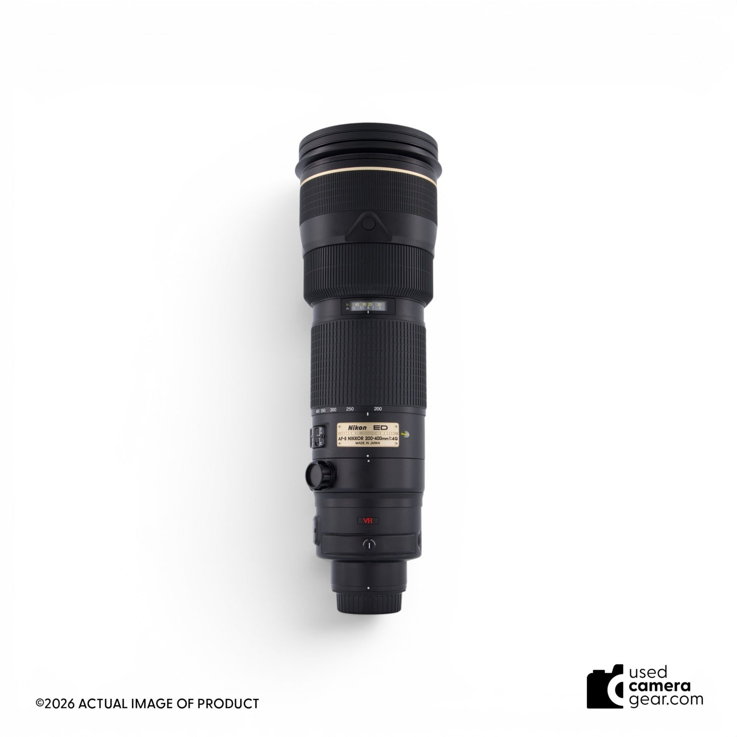 Nikon 200-400mm f/4G ED-IF AF-S VR Zoom-Nikkor Lens (#627) *USED*