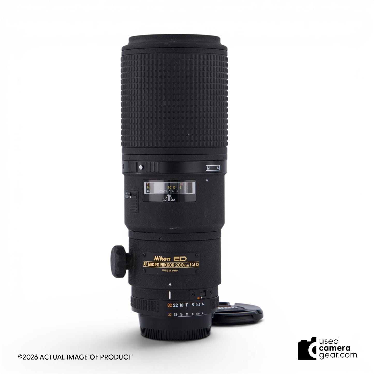 Nikon 200mm F/4 ED-IF Micro-Nikkor Lens (#498) *USED*