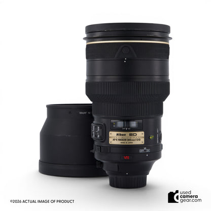 Nikon AF-S 200mm f/2 G VR Nikkor Lens (#614) *USED*