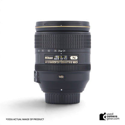 Nikon 24-120mm f/4G AF-S VR Zoom Lens (#604) *USED*