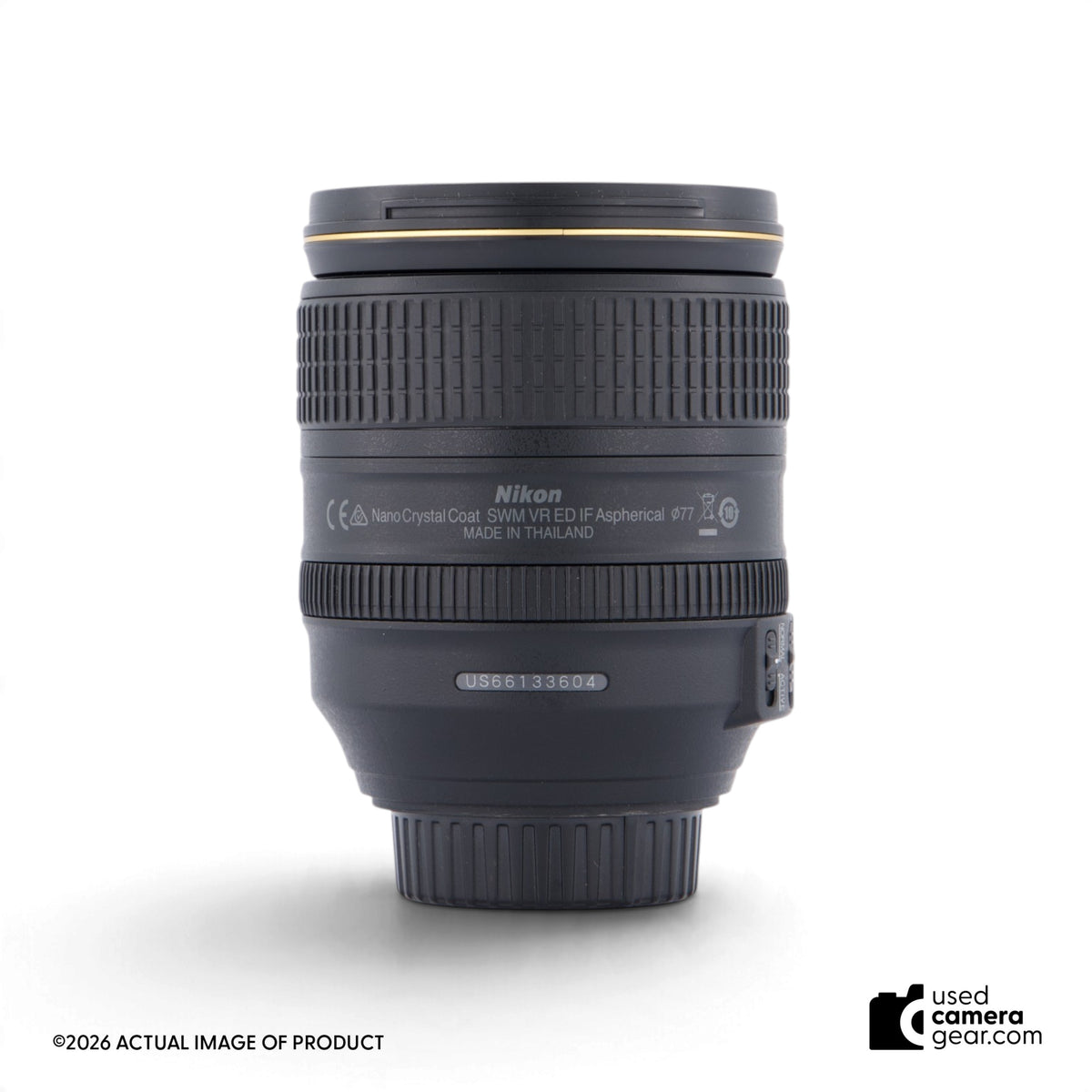 Nikon 24-120mm f/4G AF-S VR Zoom Lens (#604) *USED*