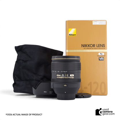 Nikon 24-120mm f/4G AF-S VR Zoom Lens (#605) *USED*