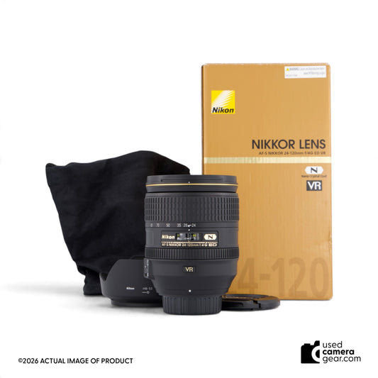 Nikon 24-120mm f/4G AF-S VR Zoom Lens (#606) *USED*