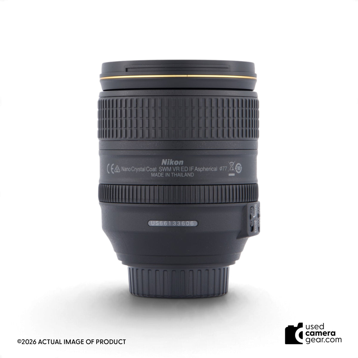Nikon 24-120mm f/4G AF-S VR Zoom Lens (#606) *USED*