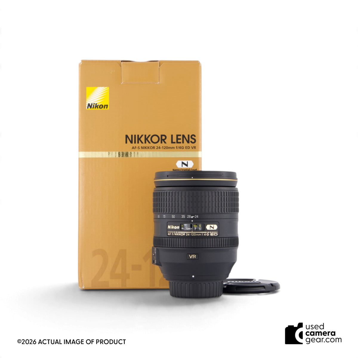 Nikon 24-120mm f/4G AF-S VR Zoom Lens (#607) *USED*