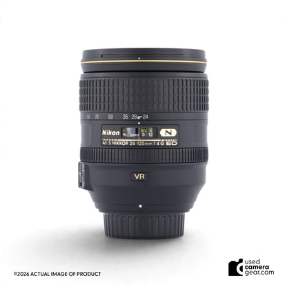 Nikon 24-120mm f/4G AF-S VR Zoom Lens (#607) *USED*