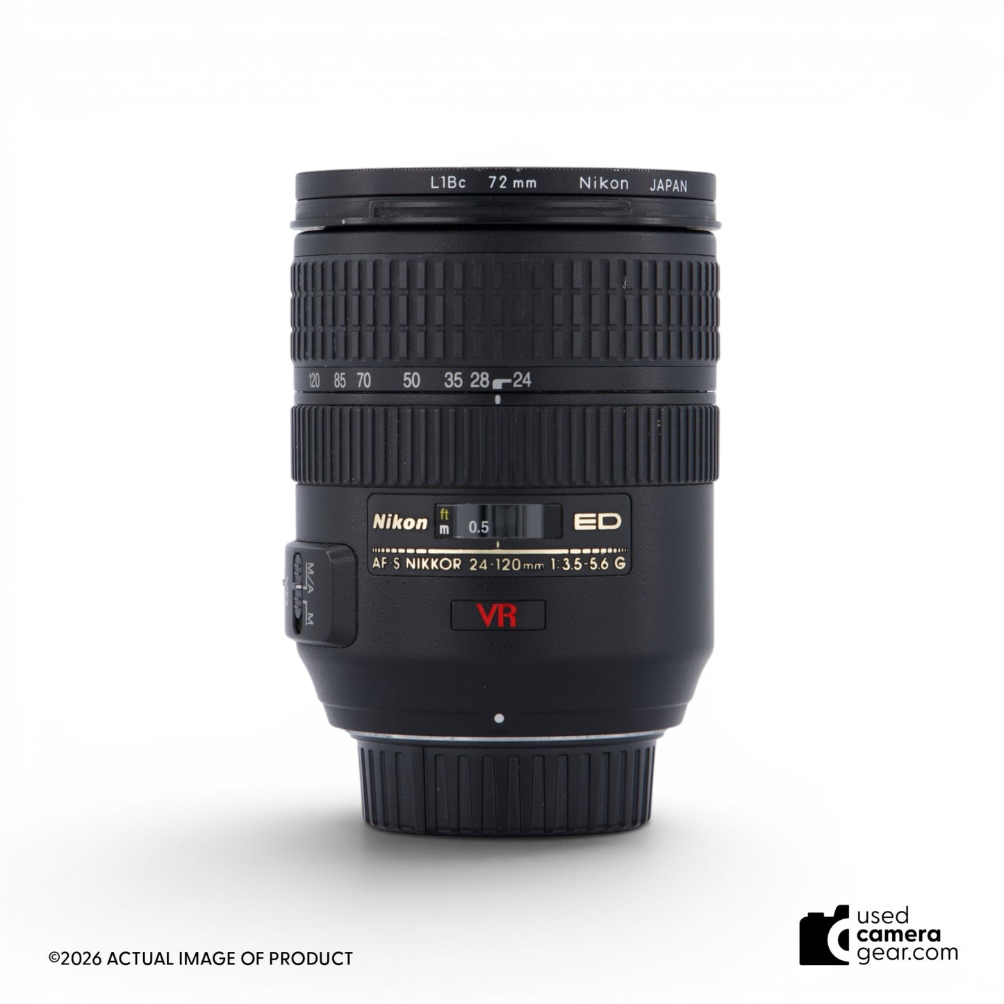 Nikon 24-120mm f/3.5-5.6G ED-IF AF-S VR Zoom Lens (#830) *USED*