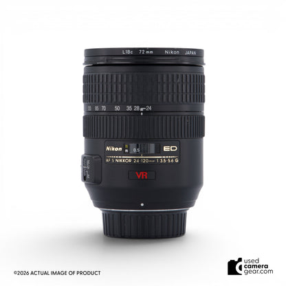 Nikon 24-120mm f/3.5-5.6G ED-IF AF-S VR Zoom Lens (#830) *USED*
