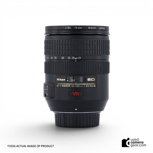 Nikon 24-120mm f/3.5-5.6G ED-IF AF-S VR Zoom Lens (#830) *USED*