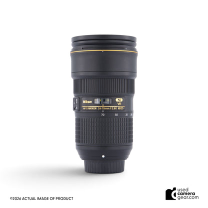 Nikon 24-70mm f/2.8E ED AF-S VR Lens (#589) *USED*