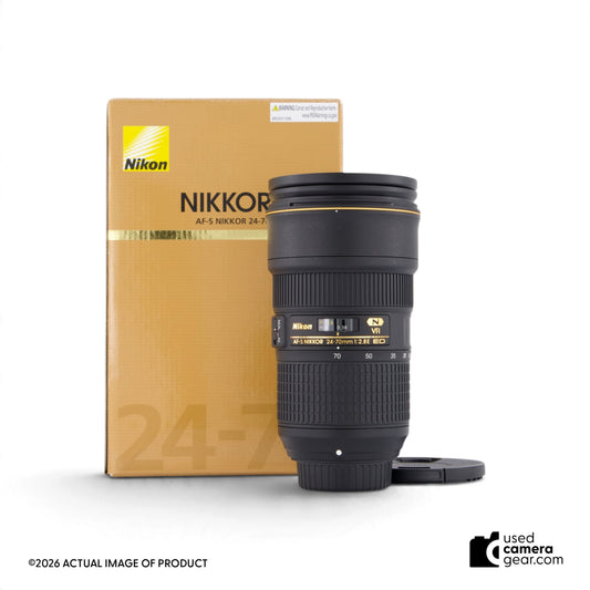 Nikon 24-70mm f/2.8E ED AF-S VR Nikkor Lens (#993) *USED*