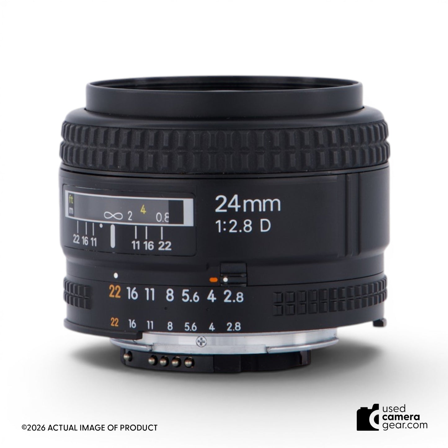 Nikon 24mm f/2.8D AF Nikkor Lens (#227) *USED*