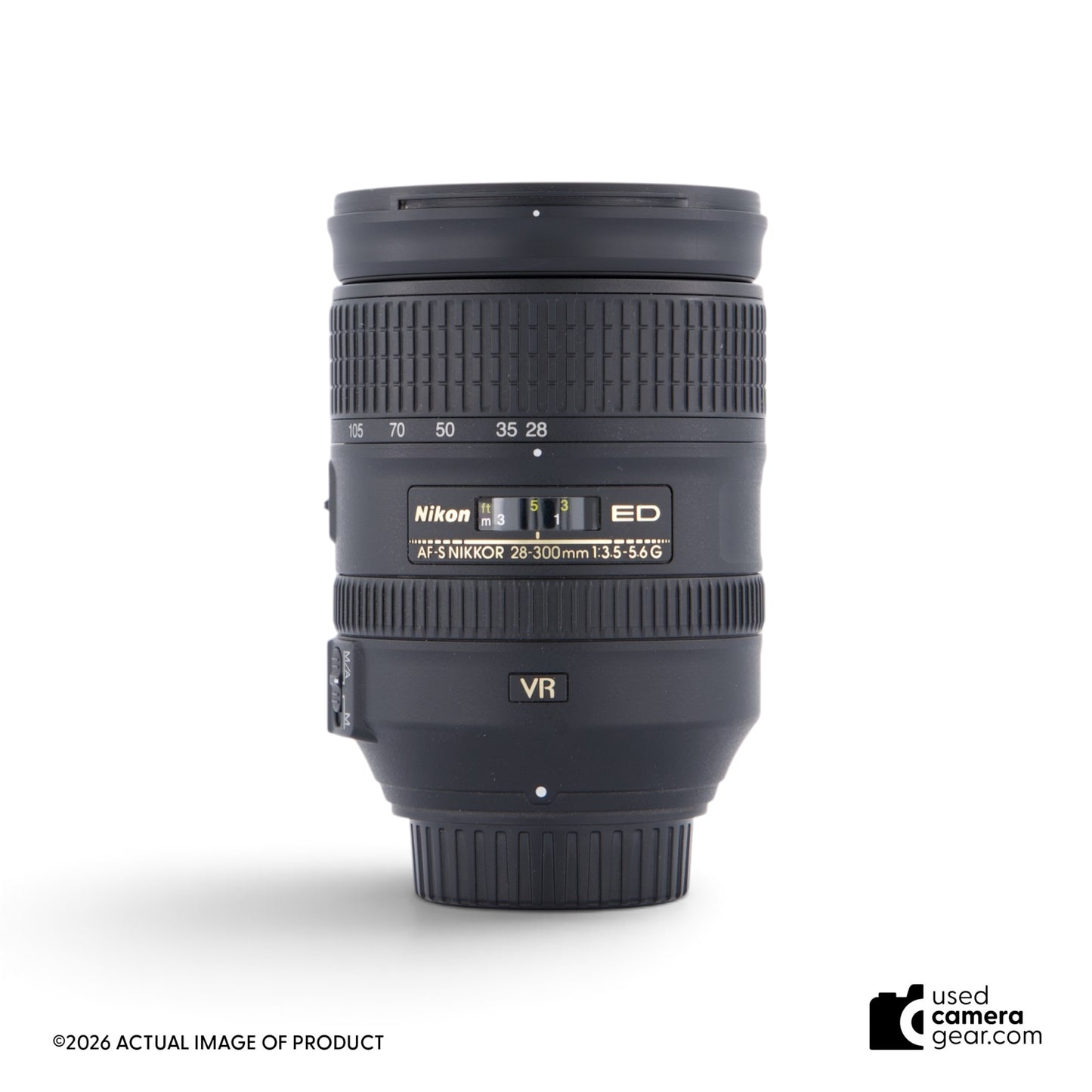 Nikon 28-300mm f/3.5-5.6G ED AF-S VR Zoom Lens (#634) *USED*