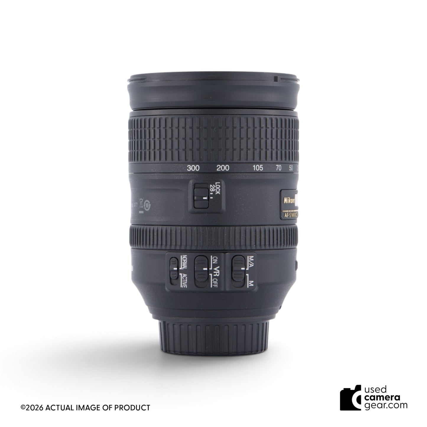 Nikon 28-300mm f/3.5-5.6G ED AF-S VR Zoom Lens (#634) *USED*