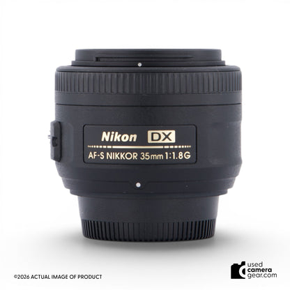 Nikon DX 35mm F1.8 G Lens (#742) *USED*