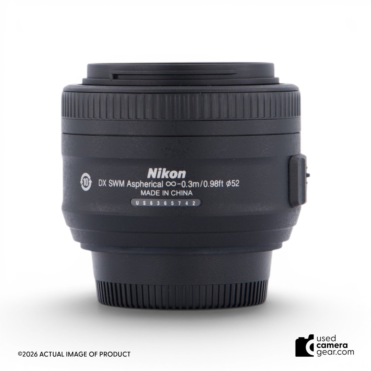 Nikon DX 35mm F1.8 G Lens (#742) *USED*