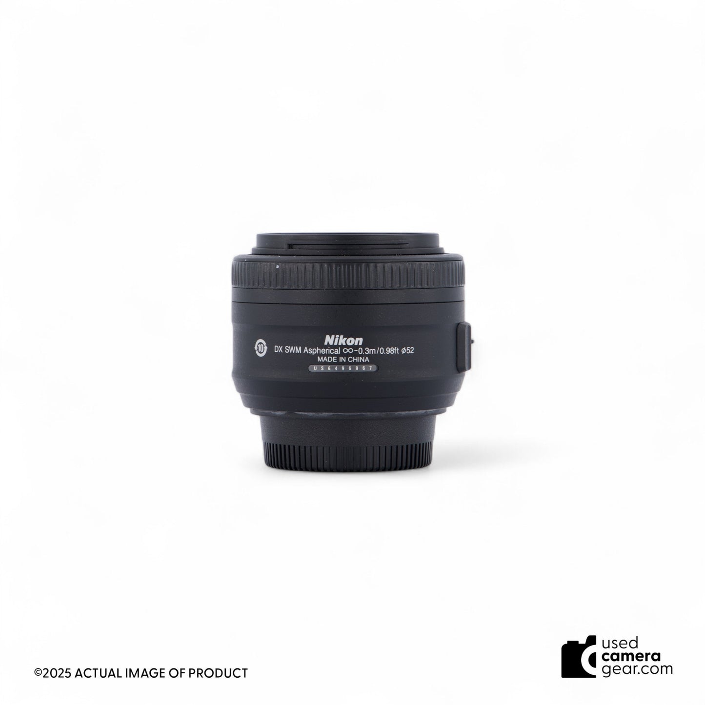 Nikon 35mm f/1.8G AF-S DX Nikkor Lens (#967) *USED*
