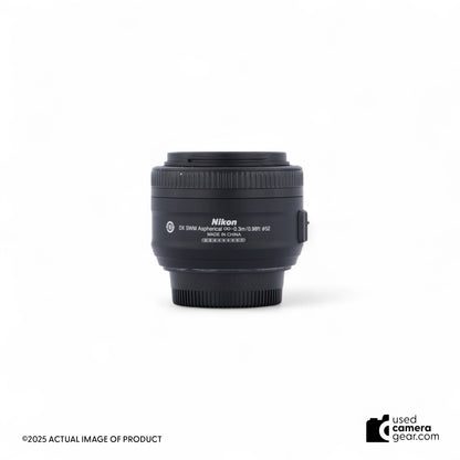 Nikon 35mm f/1.8G AF-S DX Nikkor Lens (#967) *USED*