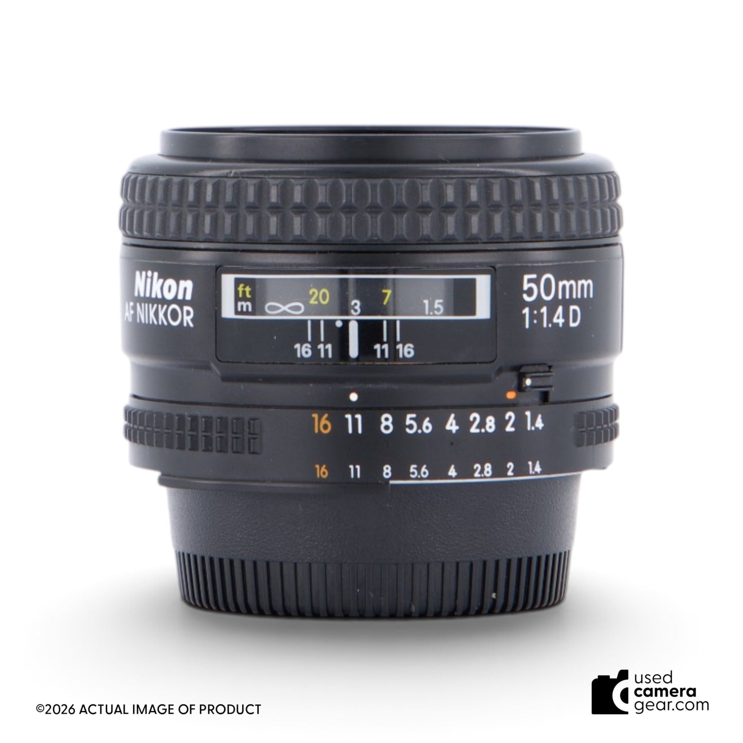 Nikon 50mm f/1.4D AF Nikkor Lens (#015) *USED*