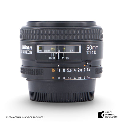 Nikon 50mm f/1.4D AF Nikkor Lens (#015) *USED*