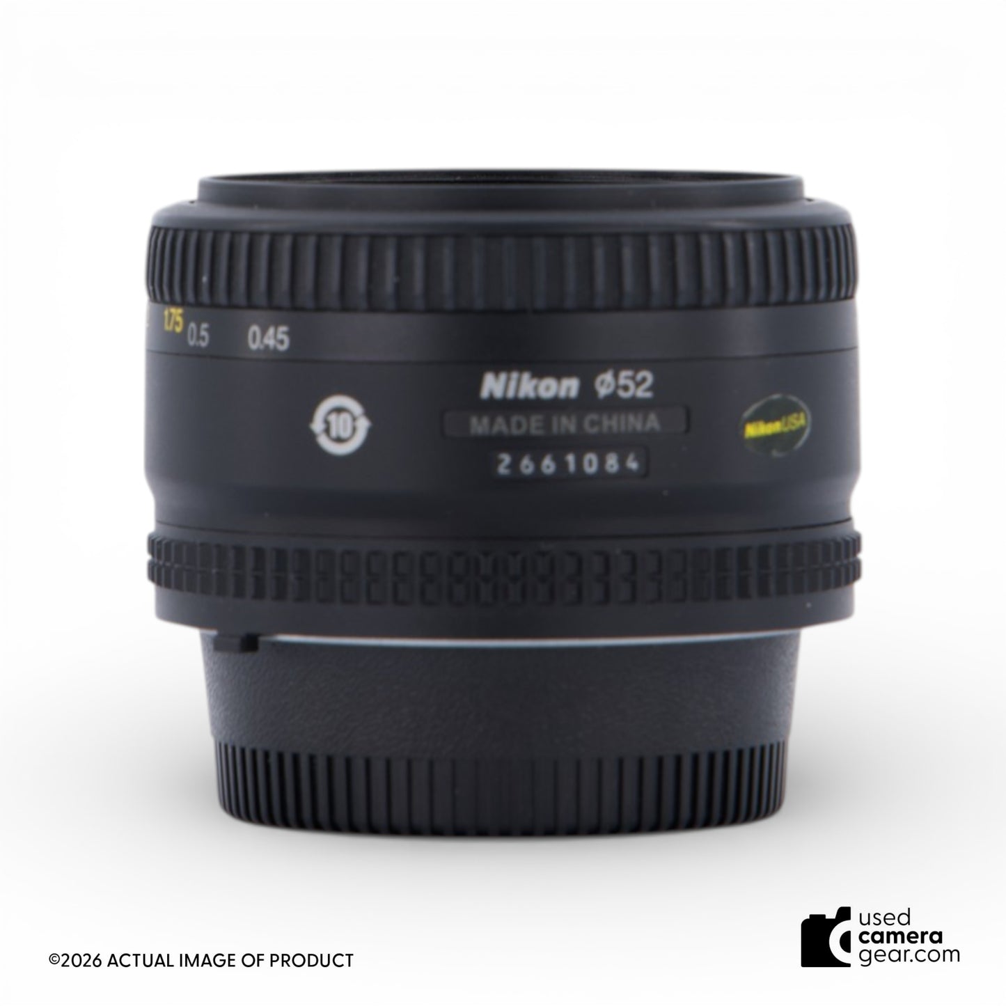 Nikon 50mm f/1.8D AF Nikkor Lens (#084) *USED*