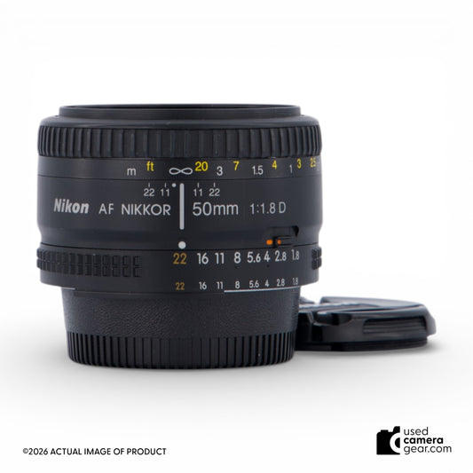 Nikon 50mm f/1.8D AF Nikkor Lens (#084) *USED*