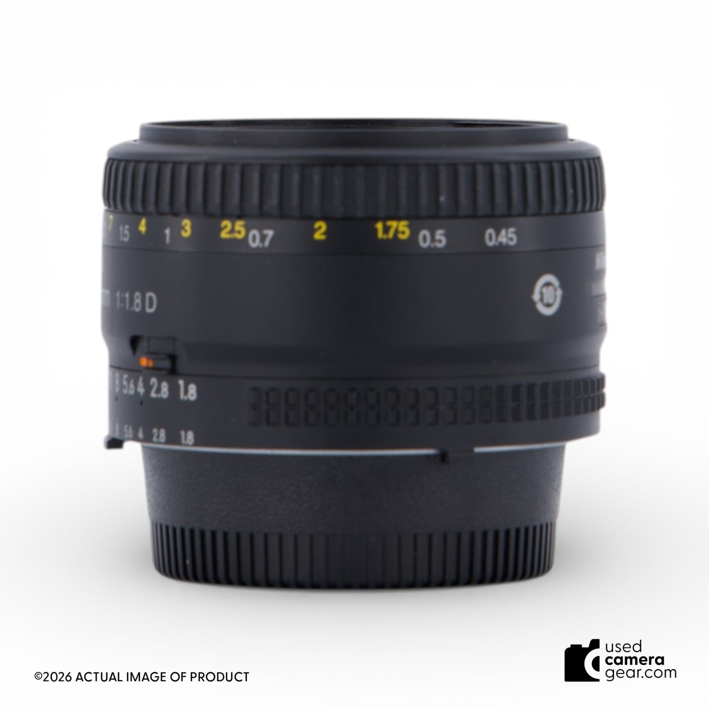 Nikon 50mm f/1.8D AF Nikkor Lens (#084) *USED*