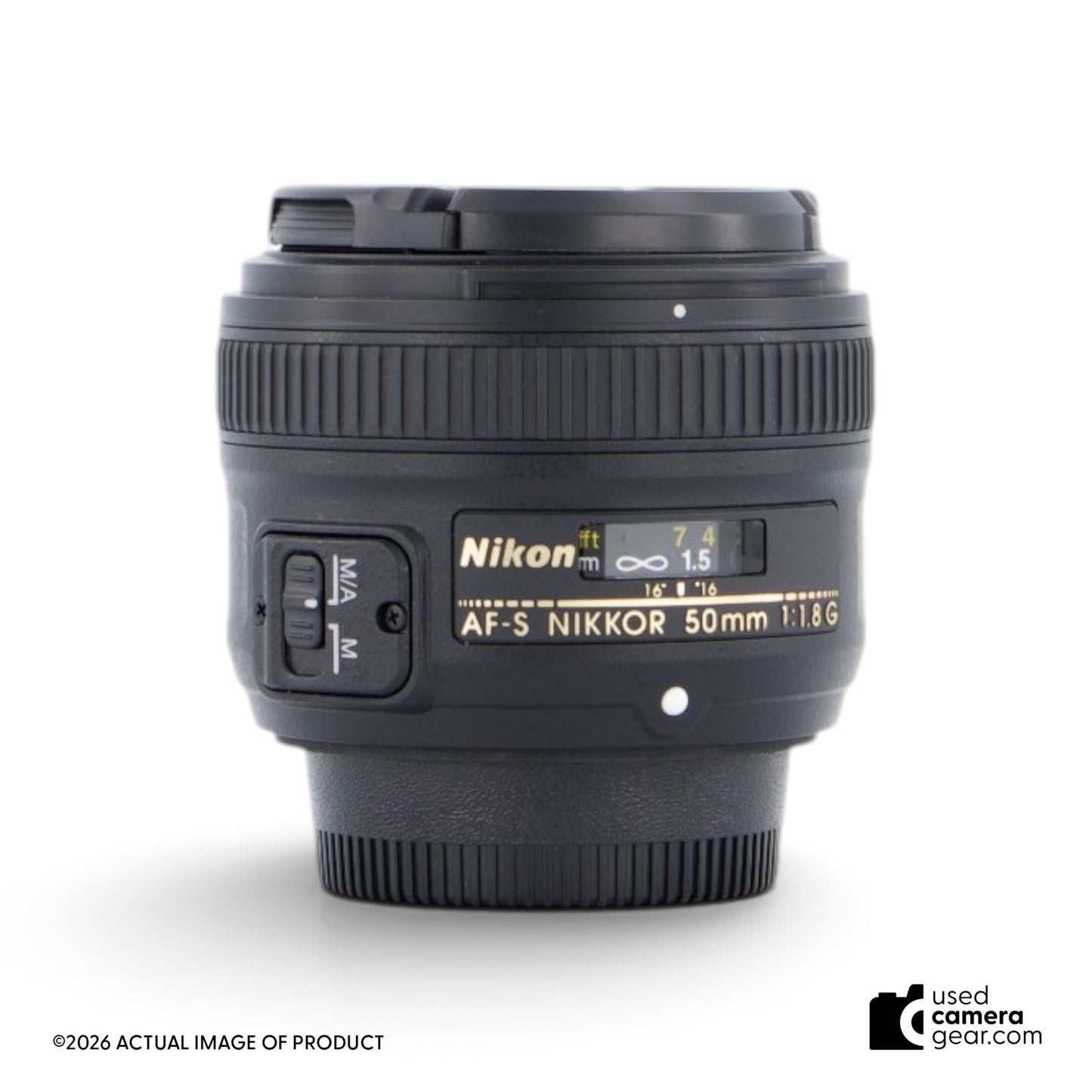 Nikon 50mm f/1.8G AF-S Nikkor Lens (#185) *USED*