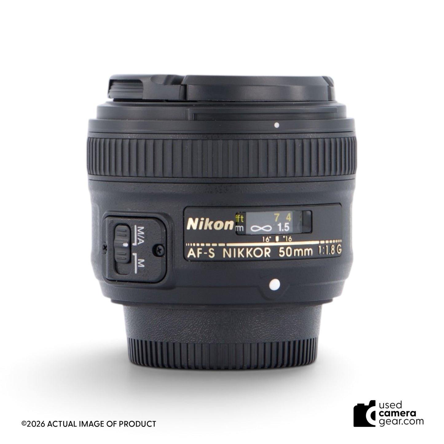 Nikon 50mm f/1.8G AF-S Nikkor Lens (#185) *USED*