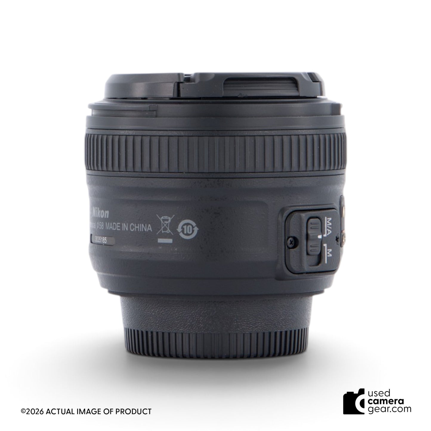Nikon 50mm f/1.8G AF-S Nikkor Lens (#185) *USED*