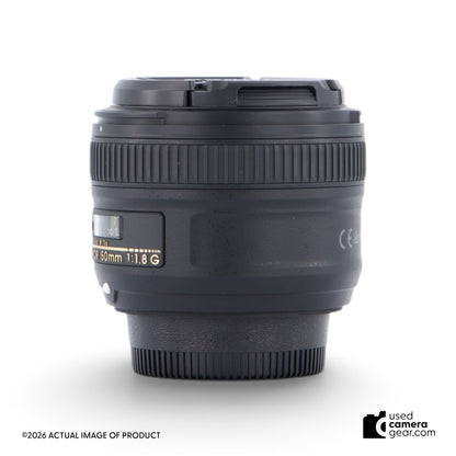 Nikon 50mm f/1.8G AF-S Nikkor Lens (#185) *USED*