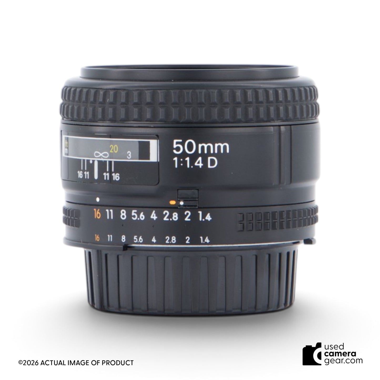 Nikon 50mm f/1.4D AF Nikkor Lens (#336) *USED*