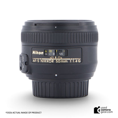 Nikon 50mm f/1.4G AF-S Nikkor Lens (#467) *USED*