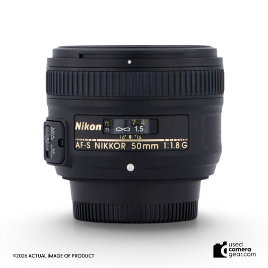 Nikon 50mm f/1.8G AF-S Nikkor Lens (#645) *USED*