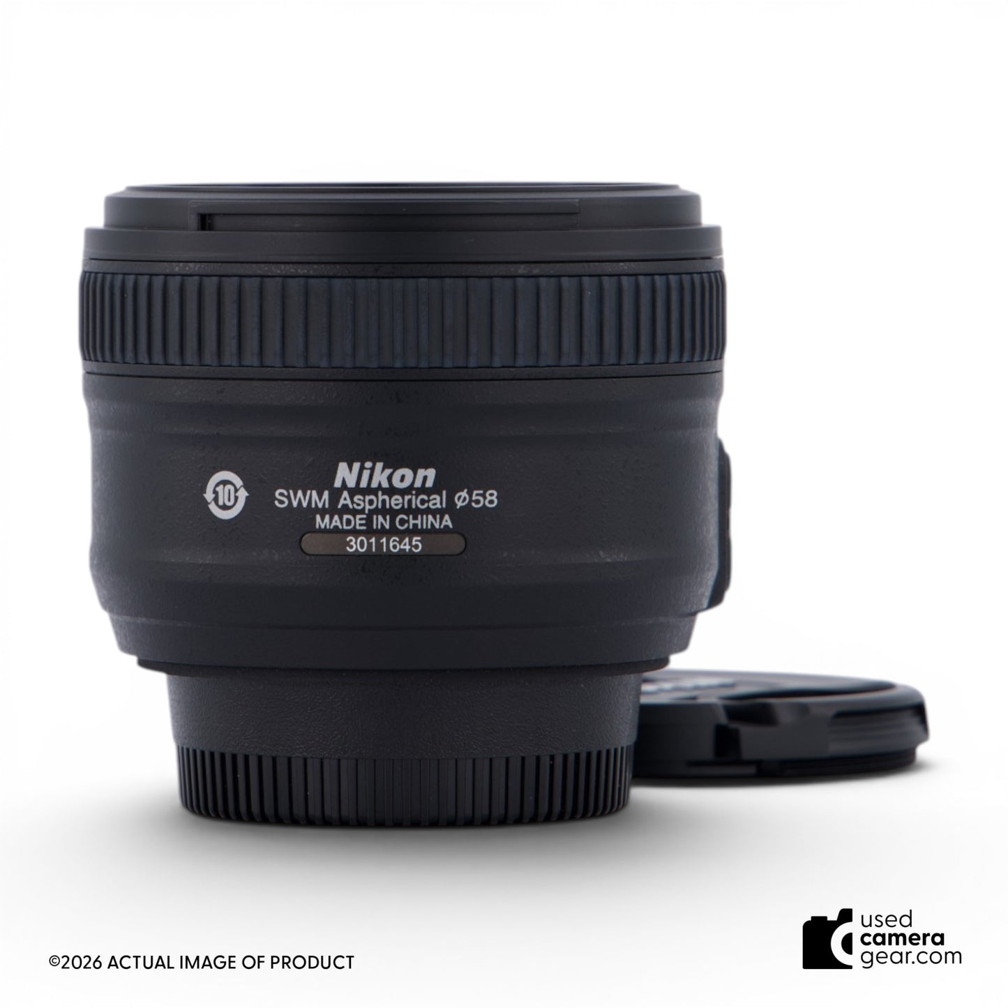 Nikon 50mm f/1.8G AF-S Nikkor Lens (#645) *USED*