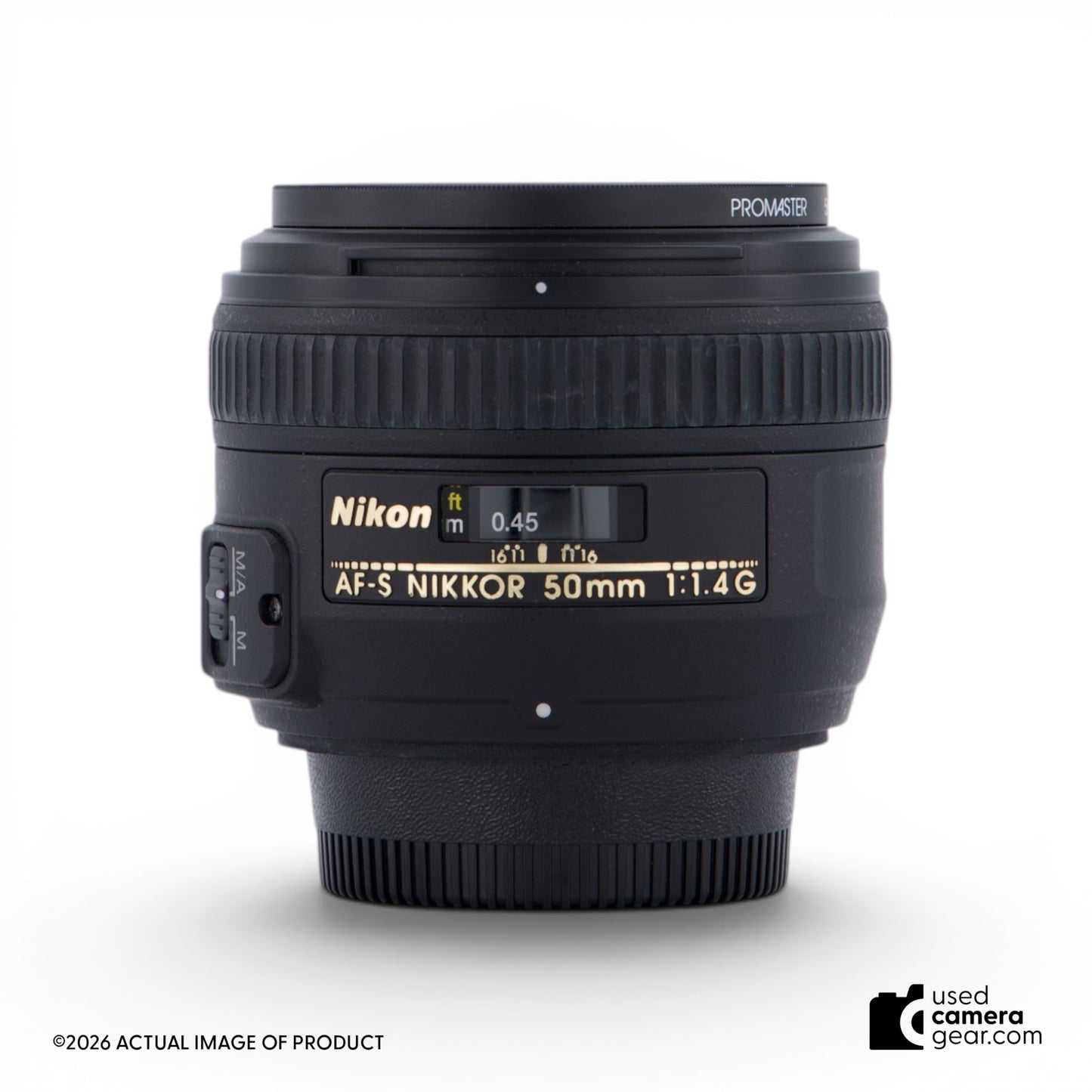 Nikon 50mm f/1.4G AF-S Nikkor Lens (#925) *USED*