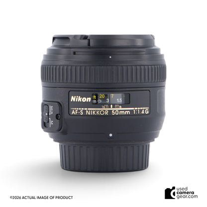 Nikon 50mm f/1.4G AF-S Nikkor Lens (#974) *USED*