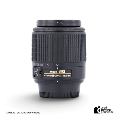 Nikon 55-200mm f/4-5.6G ED AF-S DX Nikkor Lens (#646) *FOR PARTS*