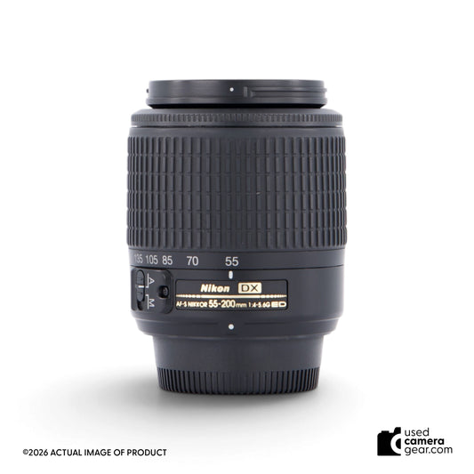 Nikon 55-200mm f/4-5.6G ED AF-S DX Nikkor Lens (#646) *FOR PARTS*