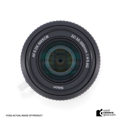 Nikon 55-200mm f/4-5.6G ED AF-S DX Nikkor Lens (#646) *FOR PARTS*