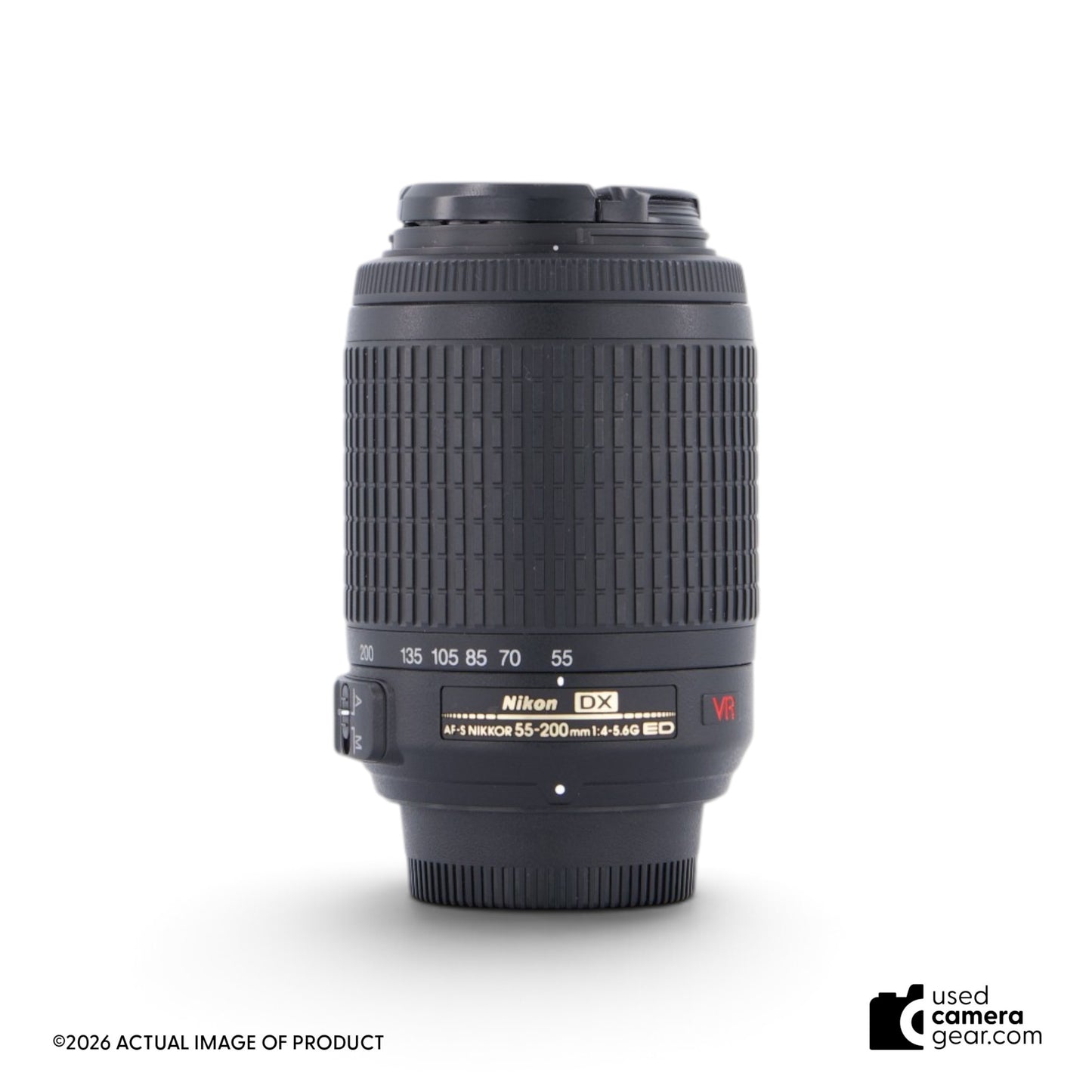 Nikon 55-200mm f/4-5.6G ED AF-S DX VR Nikkor Lens (#306) *USED*