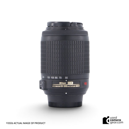 Nikon 55-200mm f/4-5.6G ED AF-S DX VR Nikkor Lens (#306) *USED*
