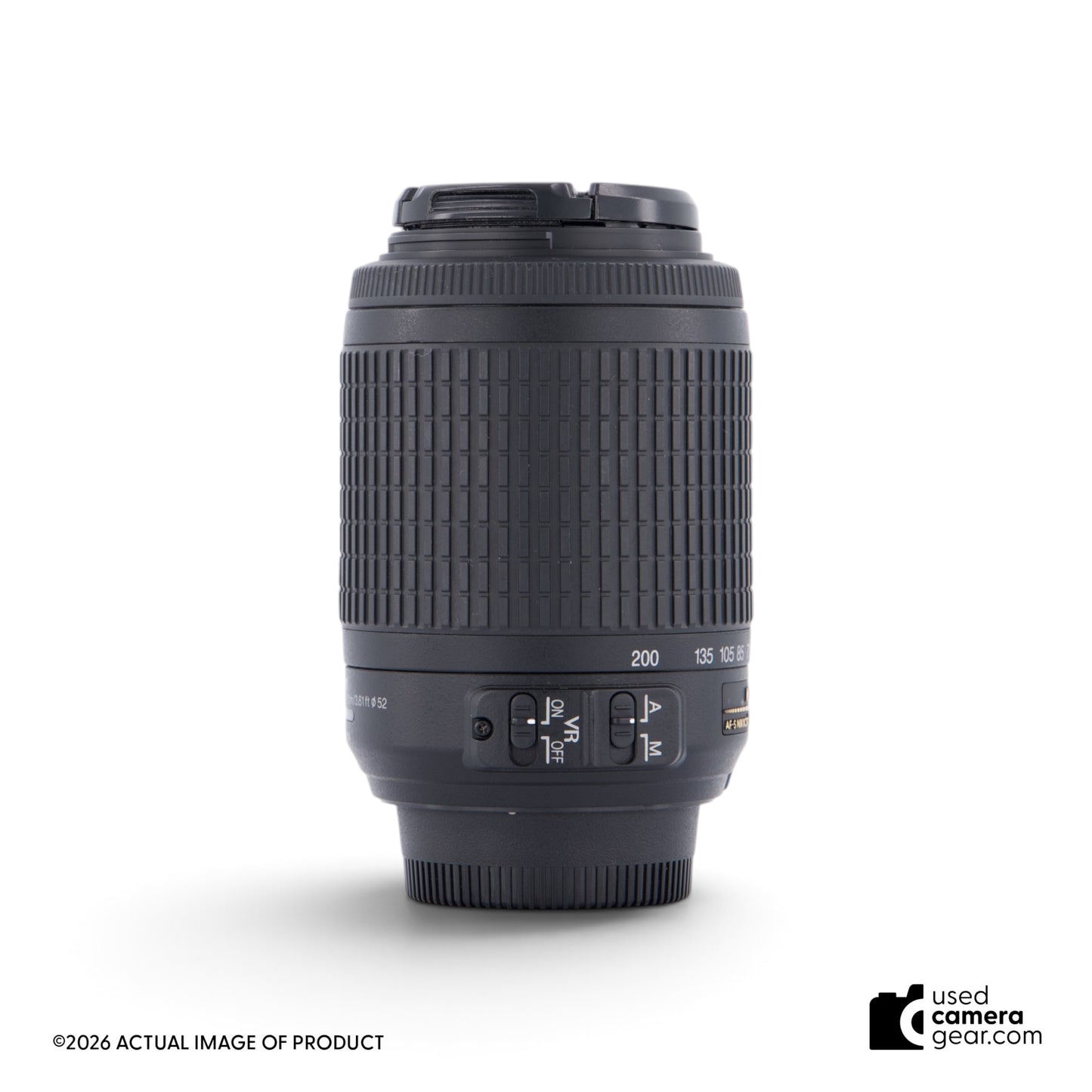 Nikon 55-200mm f/4-5.6G ED AF-S DX VR Nikkor Lens (#306) *USED*