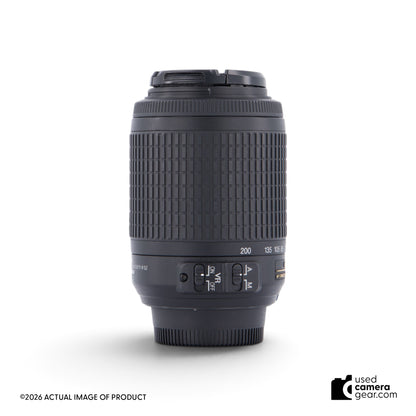 Nikon 55-200mm f/4-5.6G ED AF-S DX VR Nikkor Lens (#306) *USED*